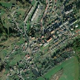 Větřní map(satellite map)
