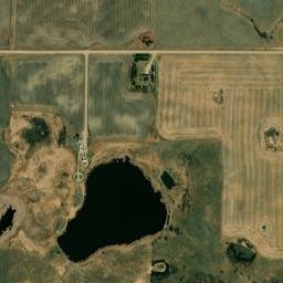 Rolette County map(satellite map)