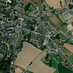 La Roche-Derrien map(satellite map)