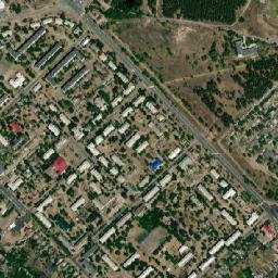 Shchastya map(satellite map)