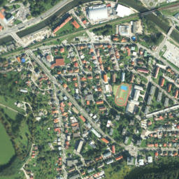 Okres Banská Bystrica map(satellite map)