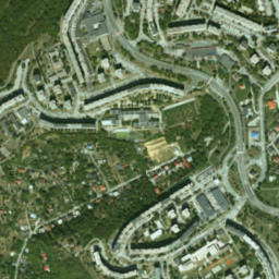 Košice III map(satellite map)
