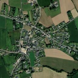 Ploëzal map(satellite map)