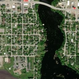 Baudette map(satellite map)