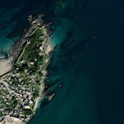 Locquirec map(satellite map)