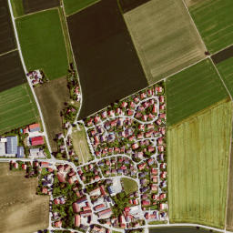 Wallerfing map(satellite map)