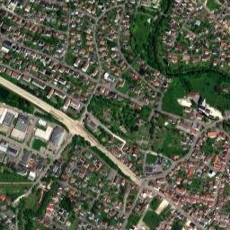 Süßen map(satellite map)