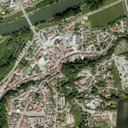 Landau an der Isar map(satellite map)