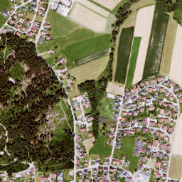 Büchlberg map(satellite map)
