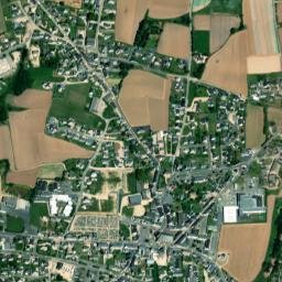 Cléder map(satellite map)