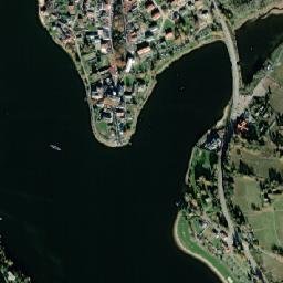 Frymburk map(satellite map)