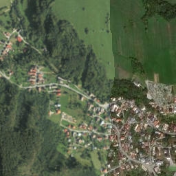 HrochoťSlovakia map(satellite map)