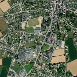 Lanmeur map(satellite map)