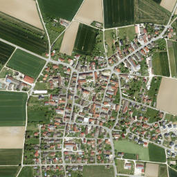 Mödingen map(satellite map)