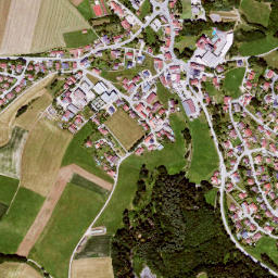 Haselbach map(satellite map)