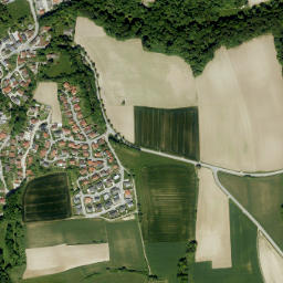 Gottfrieding map(satellite map)