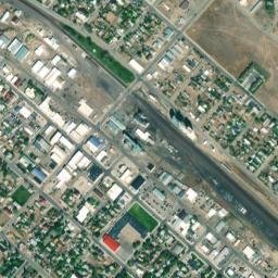 Cut Bank map(satellite map)