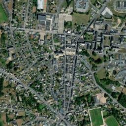Bégard map(satellite map)