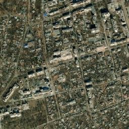 Bakhmut Raion map(satellite map)