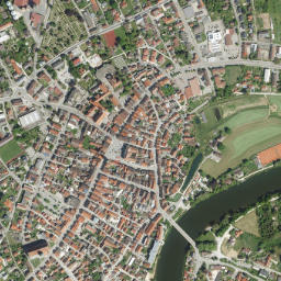 Lauingen map(satellite map)