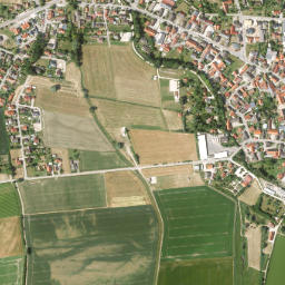 Thierhaupten map(satellite map)
