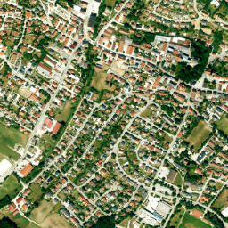Au in der Hallertau map(satellite map)