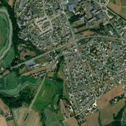 Créhen map(satellite map)