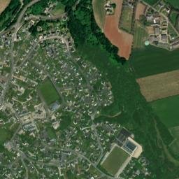Le Drennec map(satellite map)