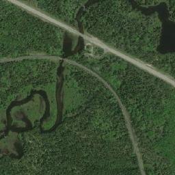 Trans-Canada Highway, White River, ON High Resolution Satellite Map