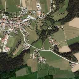 Waldhausen map(satellite map)