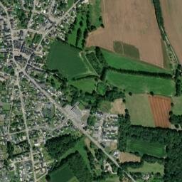 Miniac-Morvan map(satellite map)
