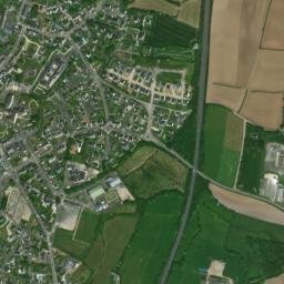 Bourg-Blanc map(satellite map)