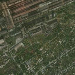 Alchevs’ka Mis’krada map(satellite map)