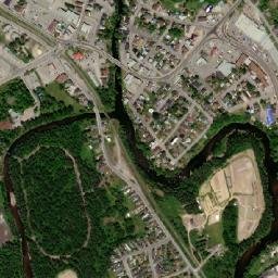 Amqui map(satellite map)