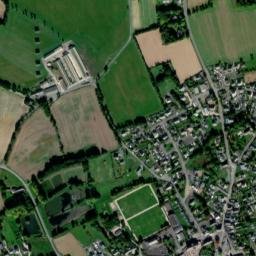 Landéhen map(satellite map)
