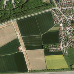 Bubesheim map(satellite map)