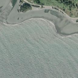 Satellite view of Vancouver Island Jordan River