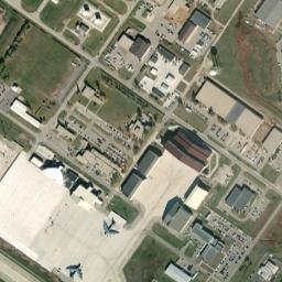 Minot Air Force Base map(satellite map)