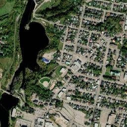 Jonquière map(satellite map)