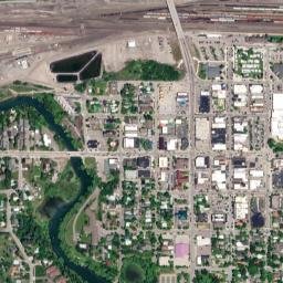 Whitefish map(satellite map)