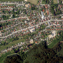 Aystetten map(satellite map)