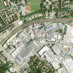 Neu-Ulm map(satellite map)