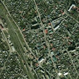 Kryzhopil’ map(satellite map)