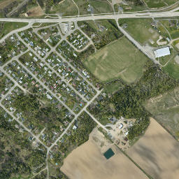 Le Bic map(satellite map)