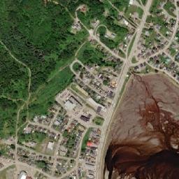 Les Escoumins map(satellite map)