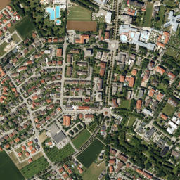 Bad Füssing map(satellite map)