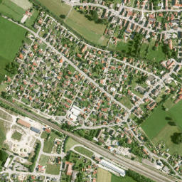 Dinkelscherben map(satellite map)