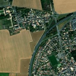 Angerville map(satellite map)