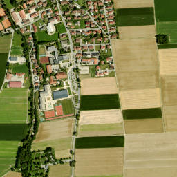 Oberding map(satellite map)