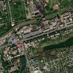 Myrnohrad map(satellite map)